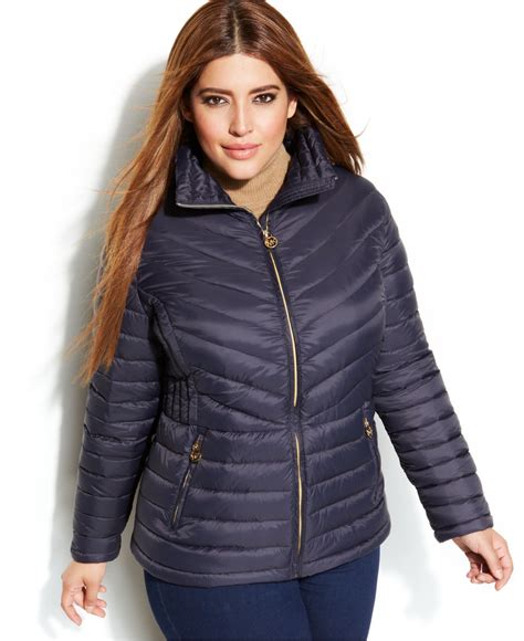 michael kors coat sizing|Michael Kors long puffer jacket.